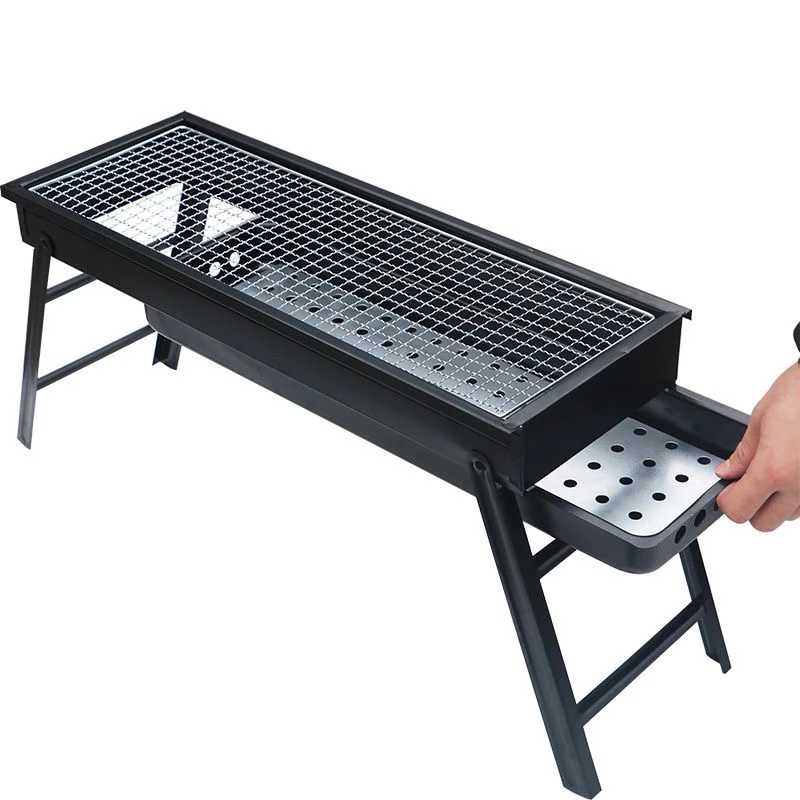 烧烤架折叠家用便携式烤炉抽拉户外烤肉
