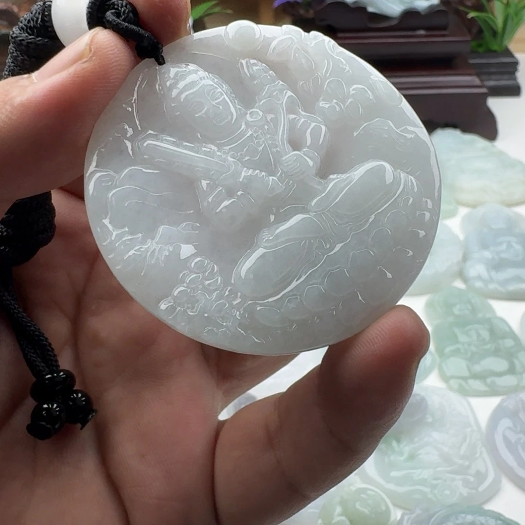 颈饰未镶嵌翡翠天然缅甸A货翡翠