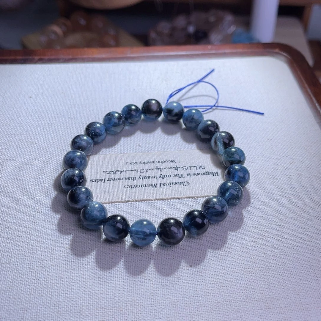 水晶手串未镶嵌黑爆闪