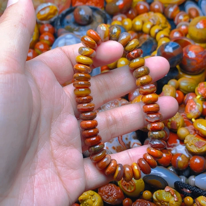 玛瑙/玉髓未镶嵌吊坠