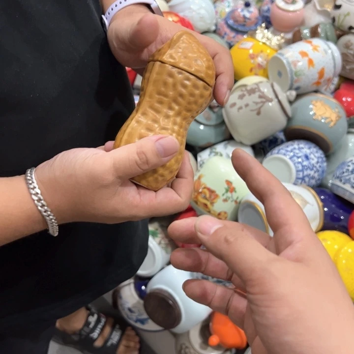 瑕疵福利品陶瓷茶叶罐介意勿拍