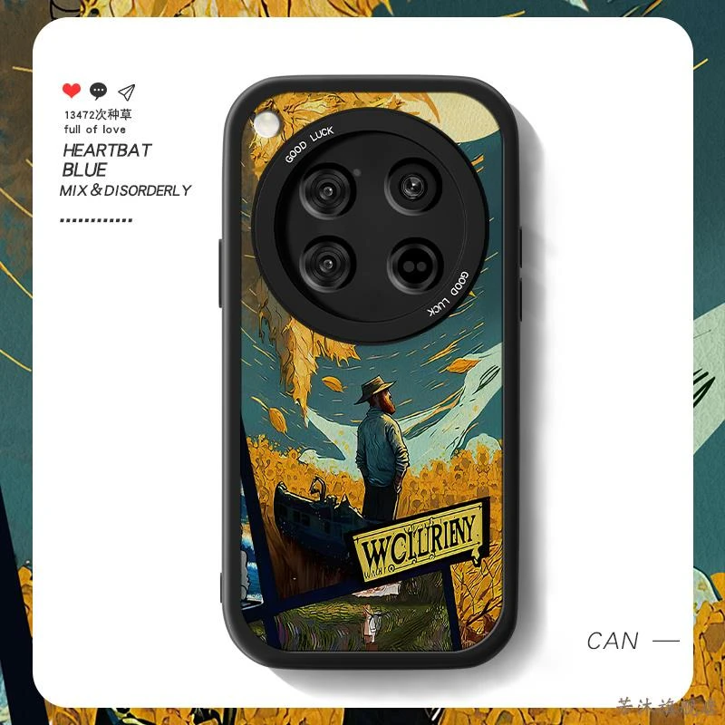 适用落叶梵高oppofindx8s手机壳x8ultra新款X8S+全包x7pro/6/5/x3