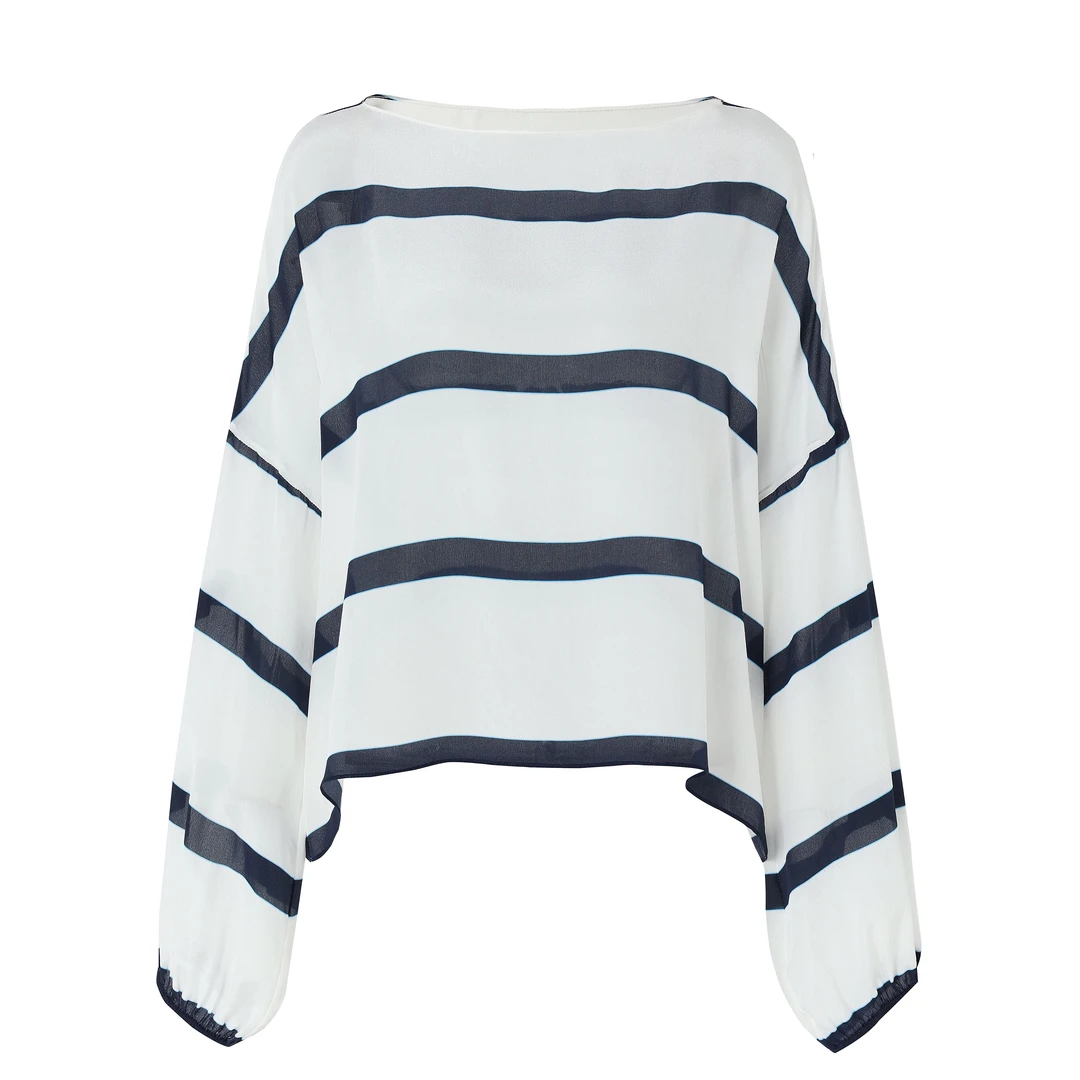 航海日记宽松上衣轻奢高级小众女装