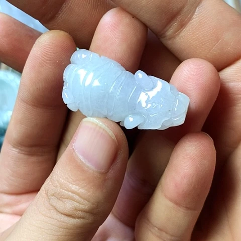 颈饰未镶嵌翡翠福豆豆珠宝翡翠颈饰