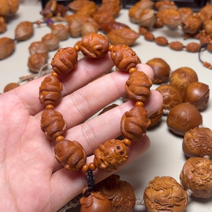 和***尘橄榄核手串橄榄核