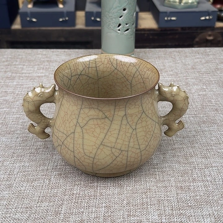 摆件陶瓷旧藏摆件