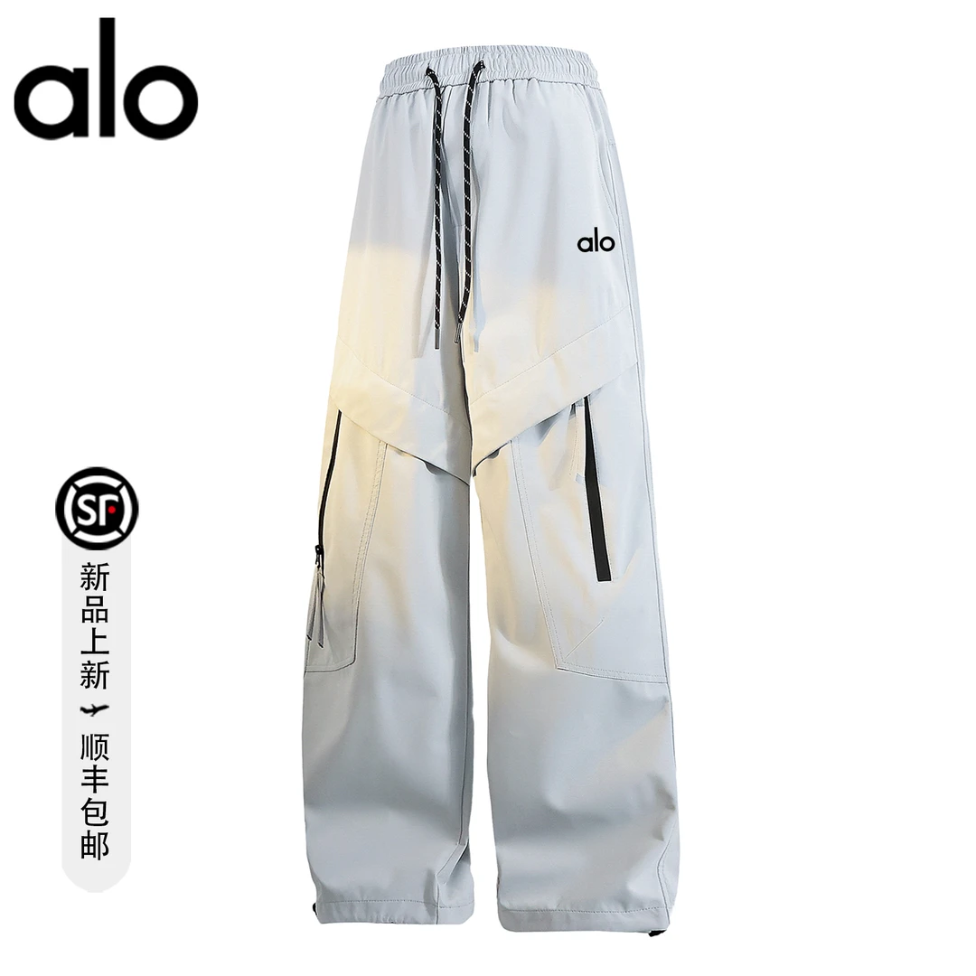 【官方奥特莱斯】品牌折扣  秋季休闲冲锋裤男直筒运动宽松登山裤子