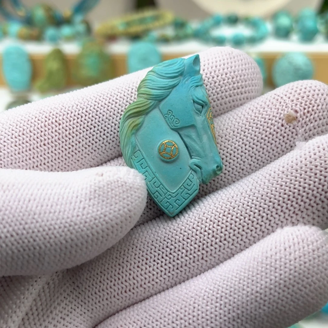 绿松石未镶嵌配饰