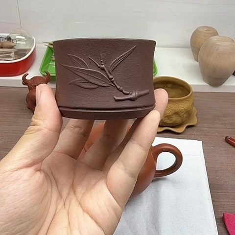 紫泥茶案主人杯主人杯