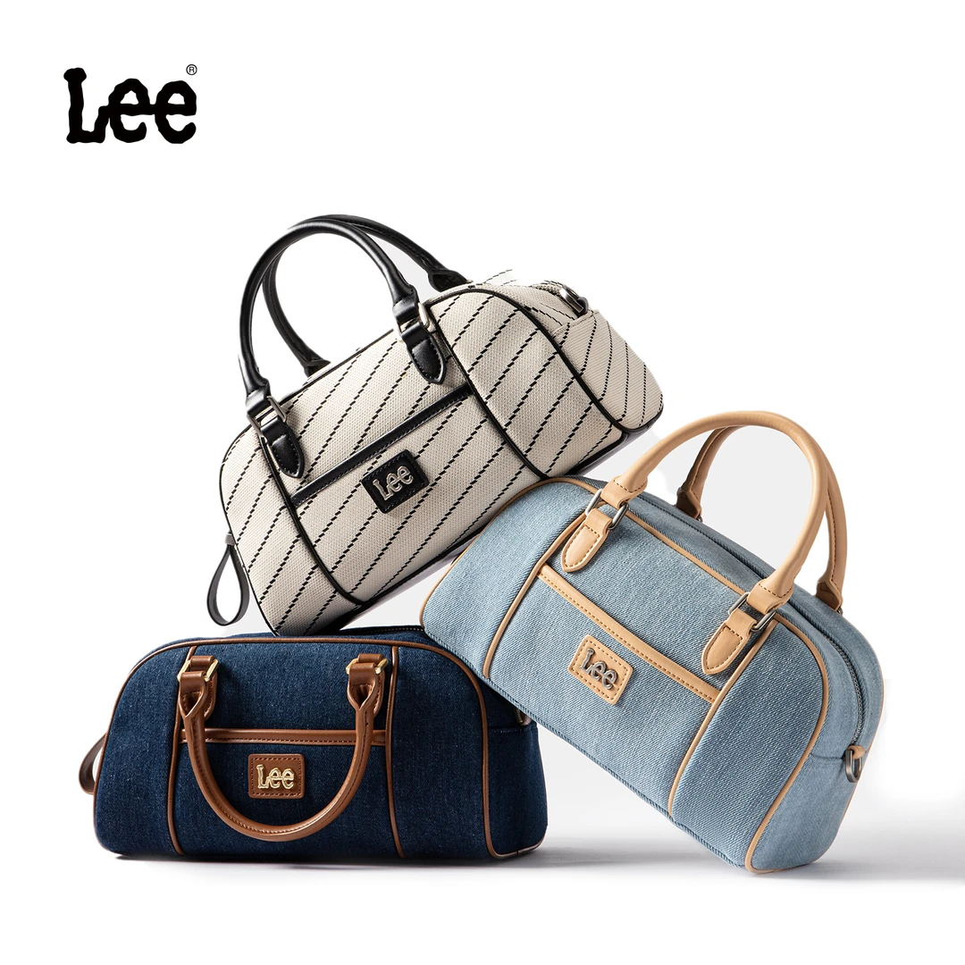 Lee 【经典系列】礼物保龄球包简约时尚手拎斜挎包