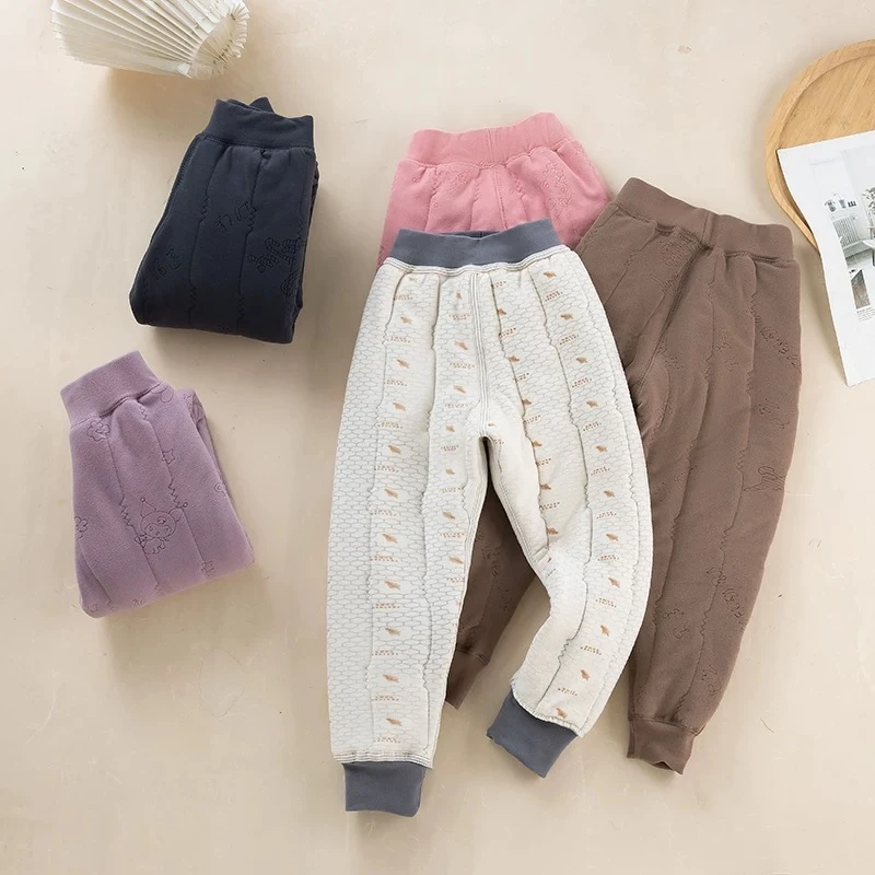 【年终清仓】【石墨烯温变内里】儿童三层加厚保暖裤校服神器保暖裤