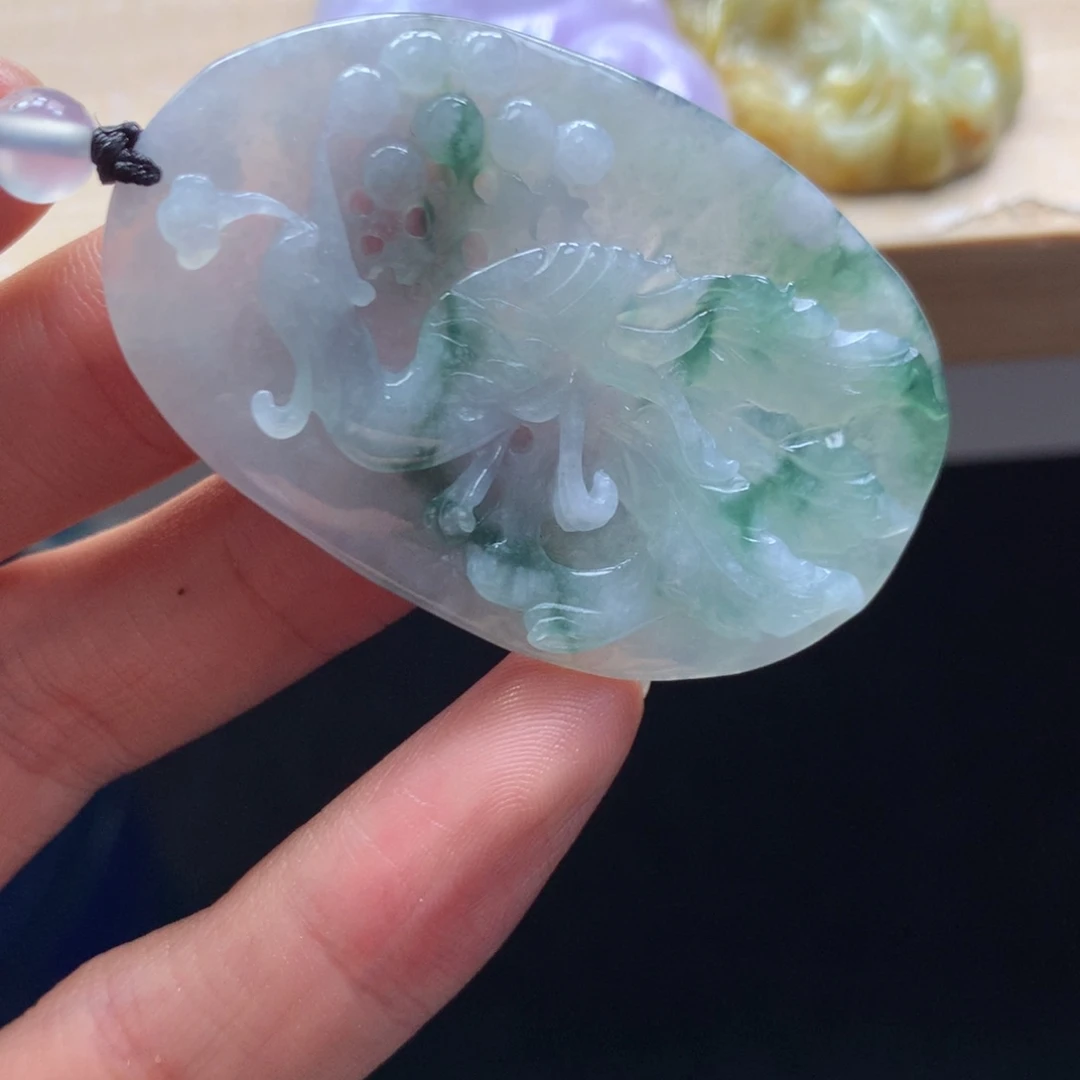 颈饰未镶嵌翡翠吊坠