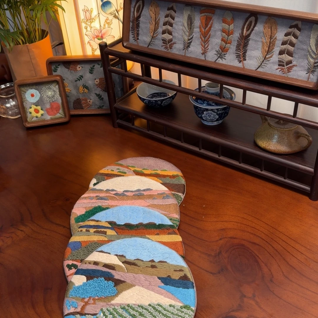 用***9刺绣知己刺绣系列4张