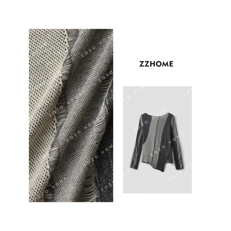 ZOZO HOME ｜沙丘美丽奴羊毛不规则套头毛衣q170438p潮牌时尚