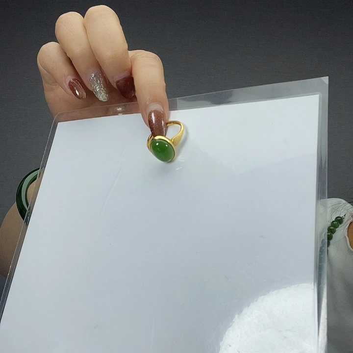 无***^和田玉未镶嵌戒指