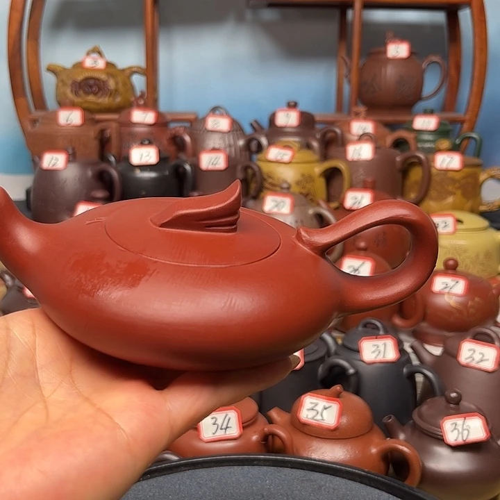 茶壶紫砂微瑕不带证书礼盒180cc