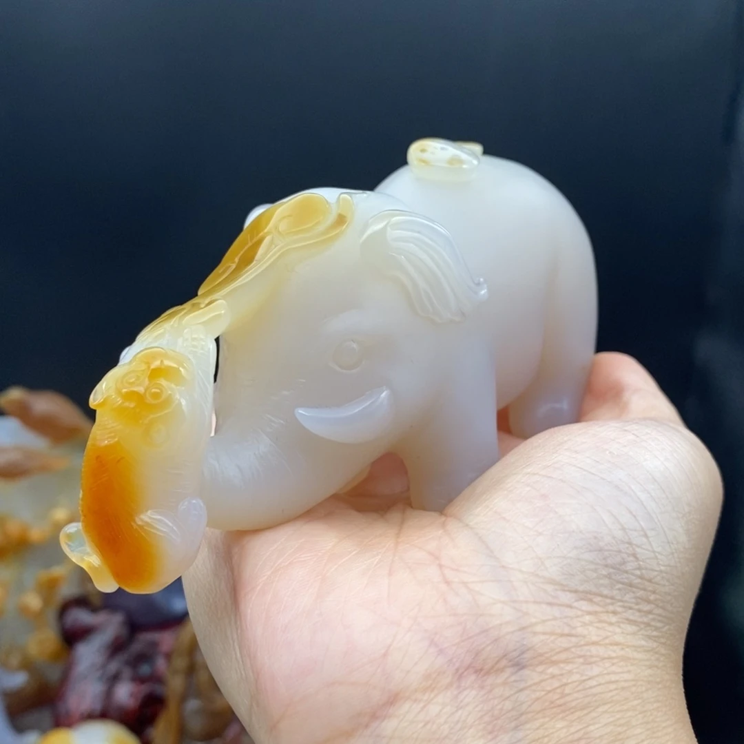 玛瑙/玉髓吊坠(不含链)未镶嵌