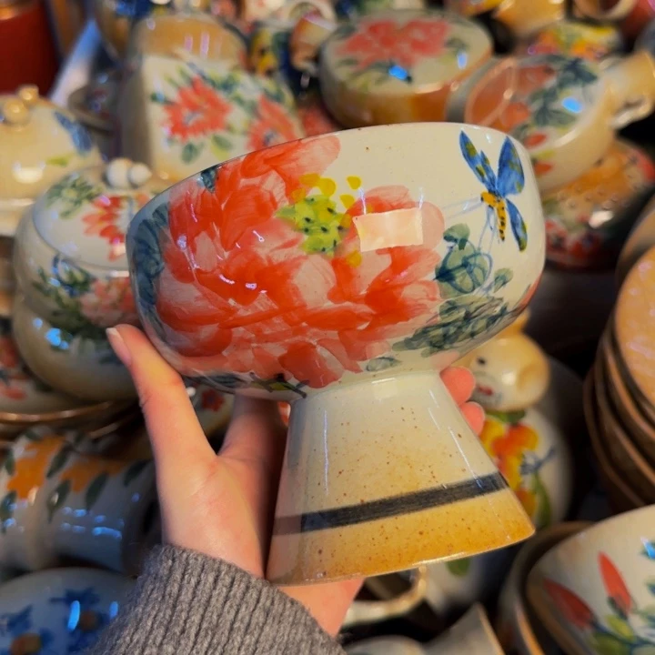 瓷片景德镇陶瓷手工手绘