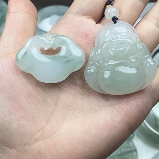 石英质玉（金丝玉）手镯未镶嵌用**心