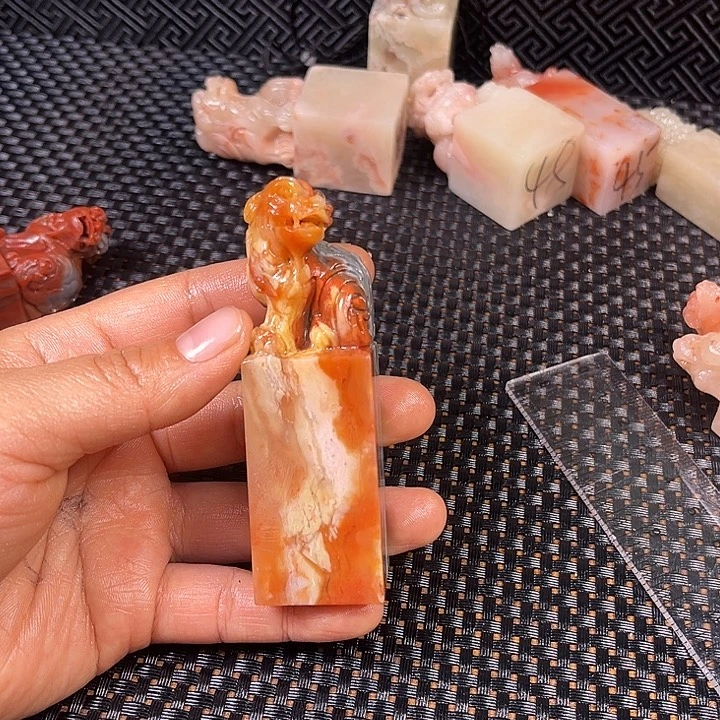 追***术昌化石印石老挝印章20 篆刻