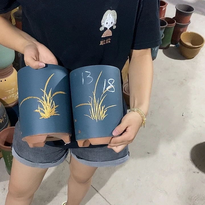 紫砂花盆紫砂花盆