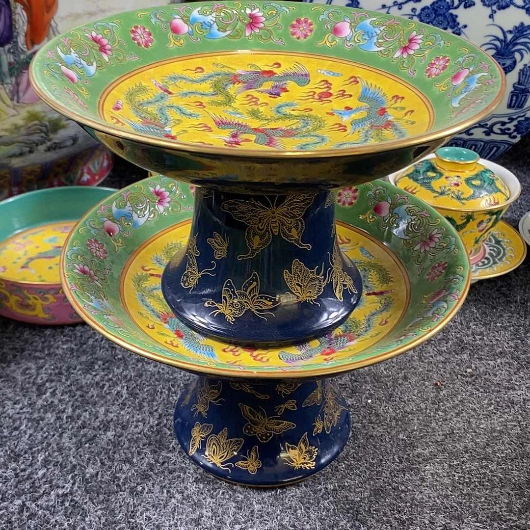 手工手绘陶瓷摆件工艺品随*