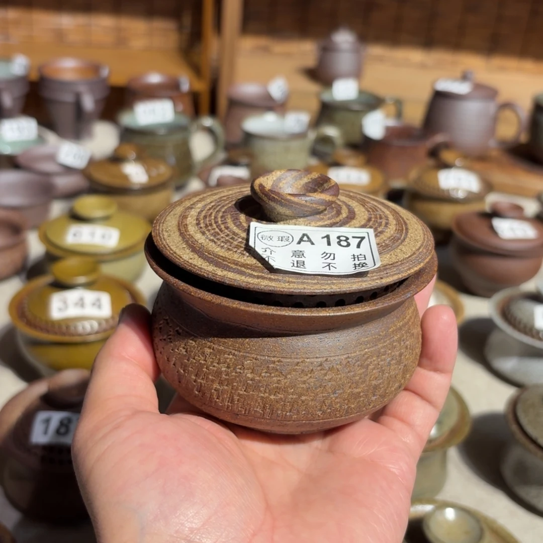 摆件瓷粗瓷茶具素胎无釉