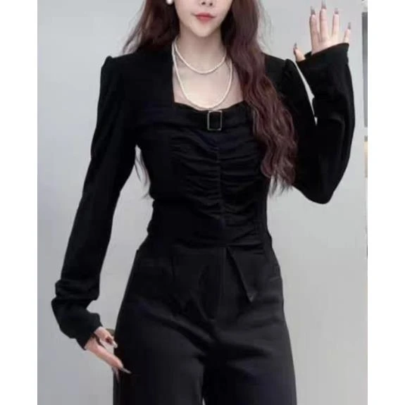 12977（9）上衣外穿打底秋冬时尚显瘦精致风