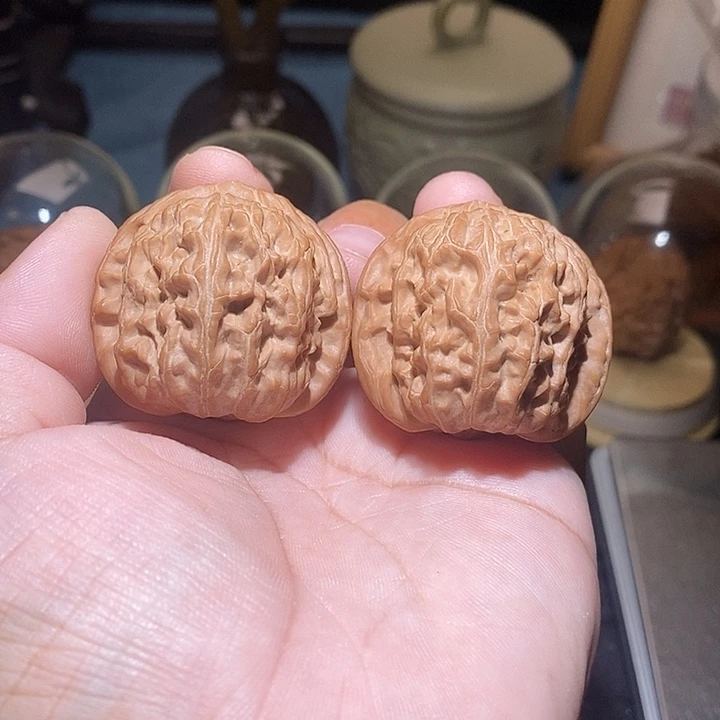 吊坠文玩核桃全品白狮子