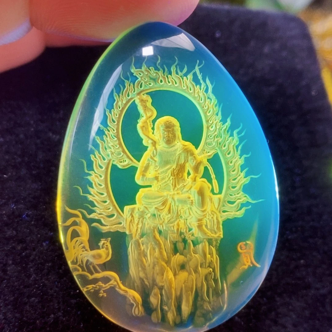 【闪购商品】蓝珀吊坠(不含链)未镶嵌