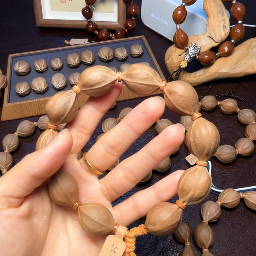 喜***多橄榄核手串梅林铁核18*25