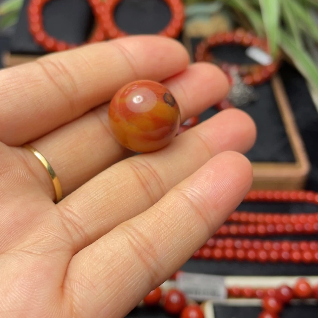 【闪购商品】南红玛瑙原矿单珠19未镶嵌