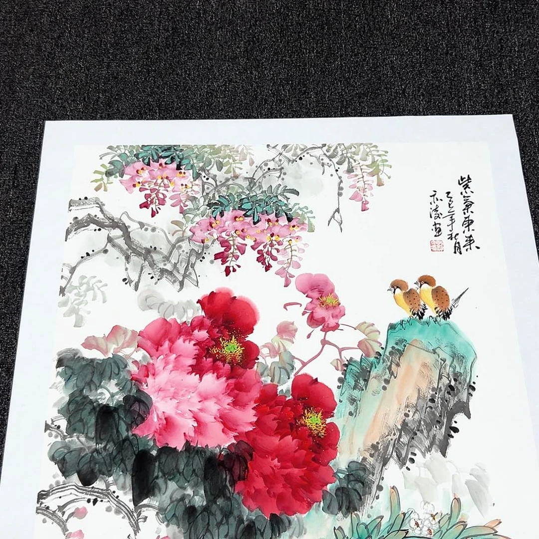 国画刘老师精品精品