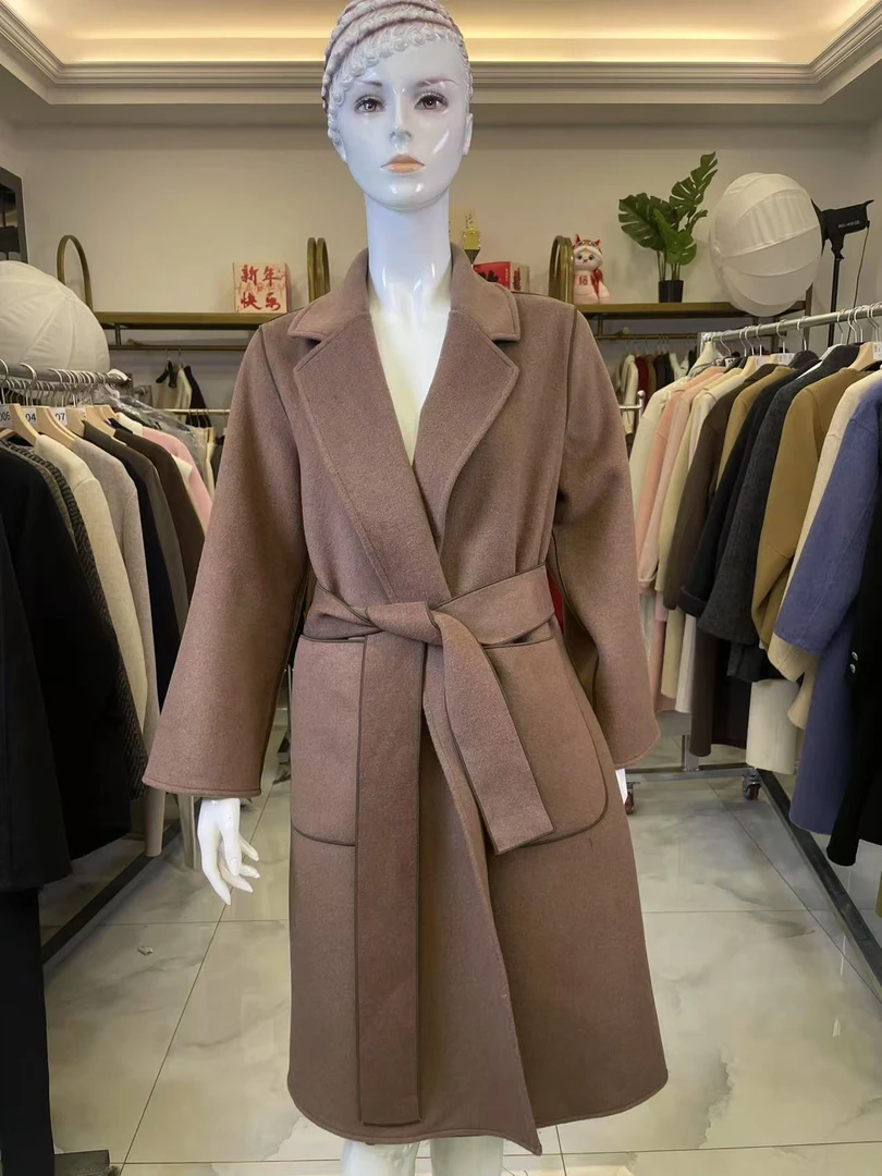 【设计师王芳宠粉】大衣网红时尚百搭中长款