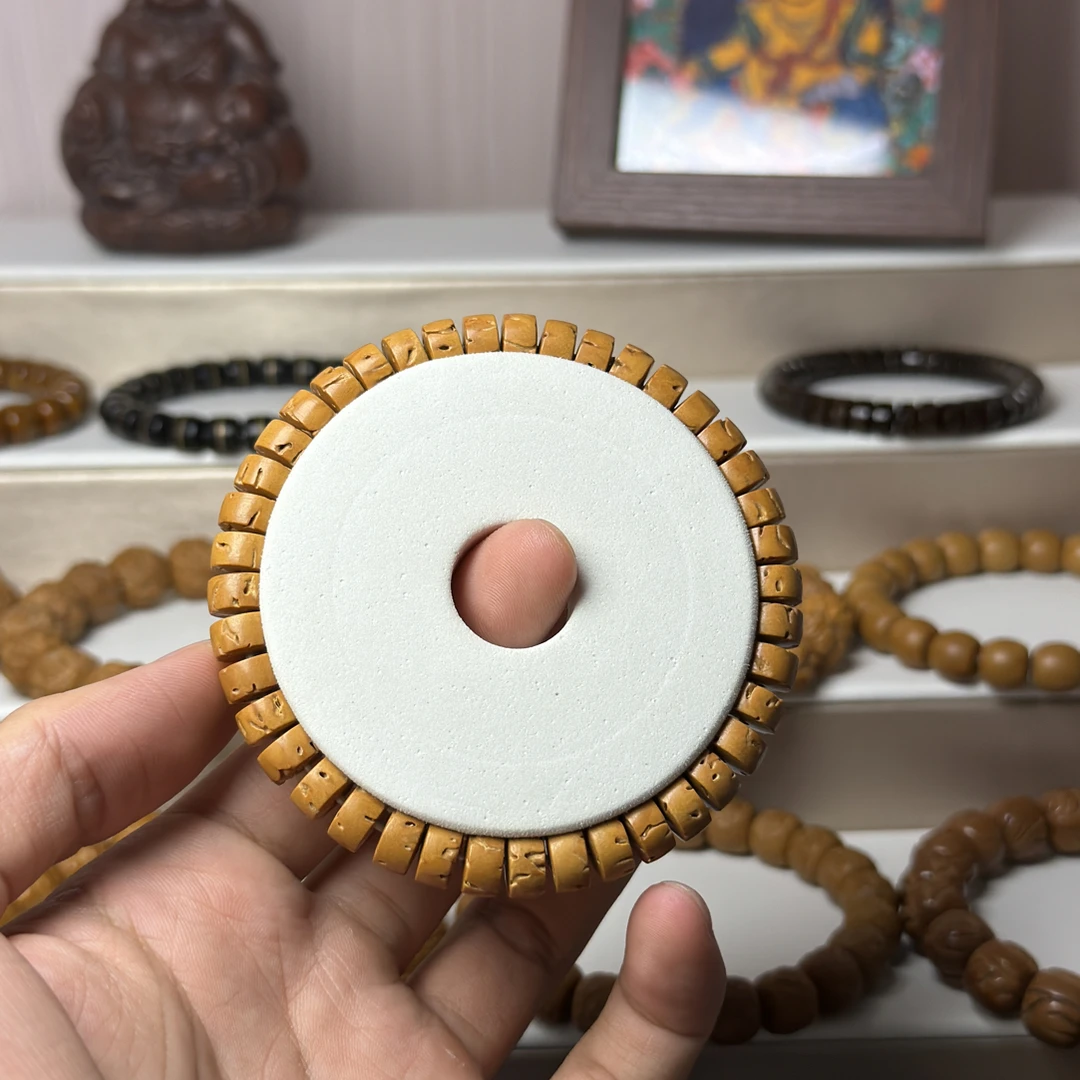 实心桃核核片·九五至尊·奶油皮质