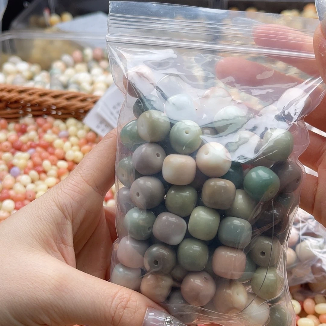 白玉菩提吊坠苏*a锅底14mm/60颗