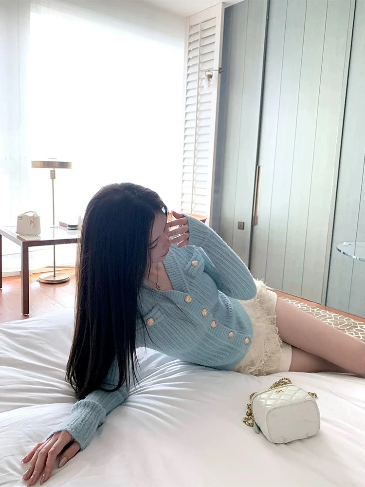 2025早春韩系【原创】夏千金辣妹气质上衣外套气质设计感富家千金