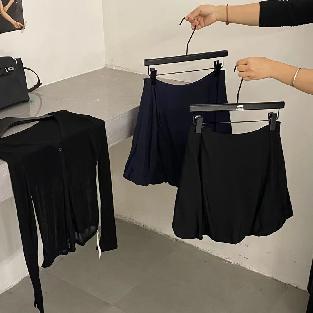 【ARONG阿荣家】短裙00007-丈青黑色-SM