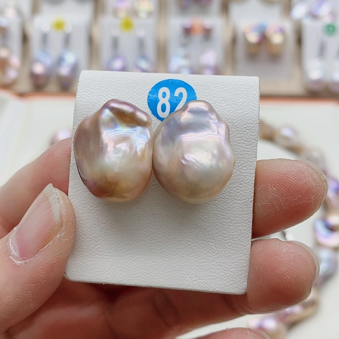 【闪购商品】淡水珍珠耳饰银S925镶嵌