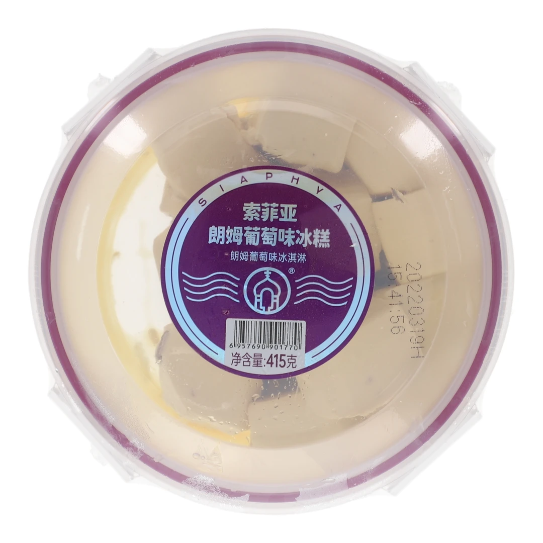 索菲亚朗姆葡萄味冰糕朗姆葡萄味 415g