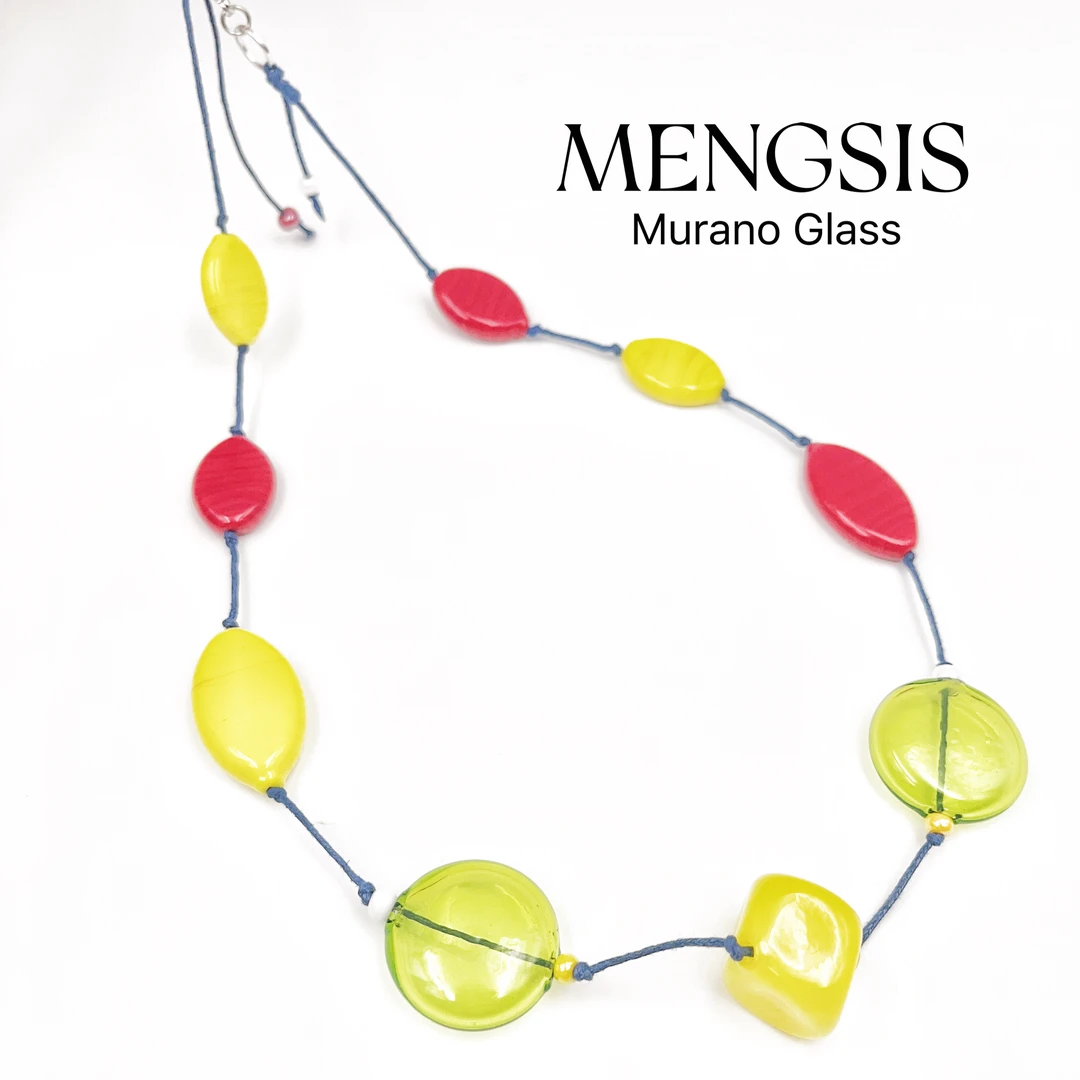 意大利 多巴胺彩珠琉璃手项链 Murano穆拉诺琉璃 10.15