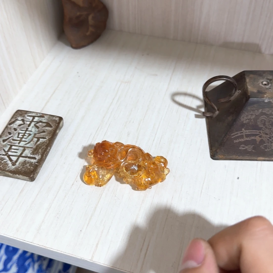 有机玻璃文房摆件 狮子摆件