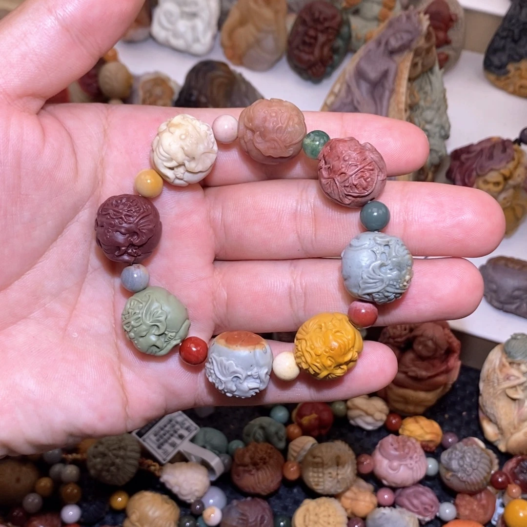 石英质玉（阿拉善玉）未镶嵌手链