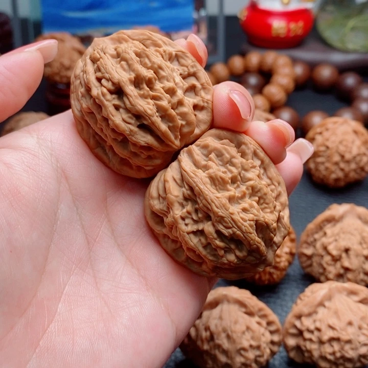 把件文玩核桃麦虎40