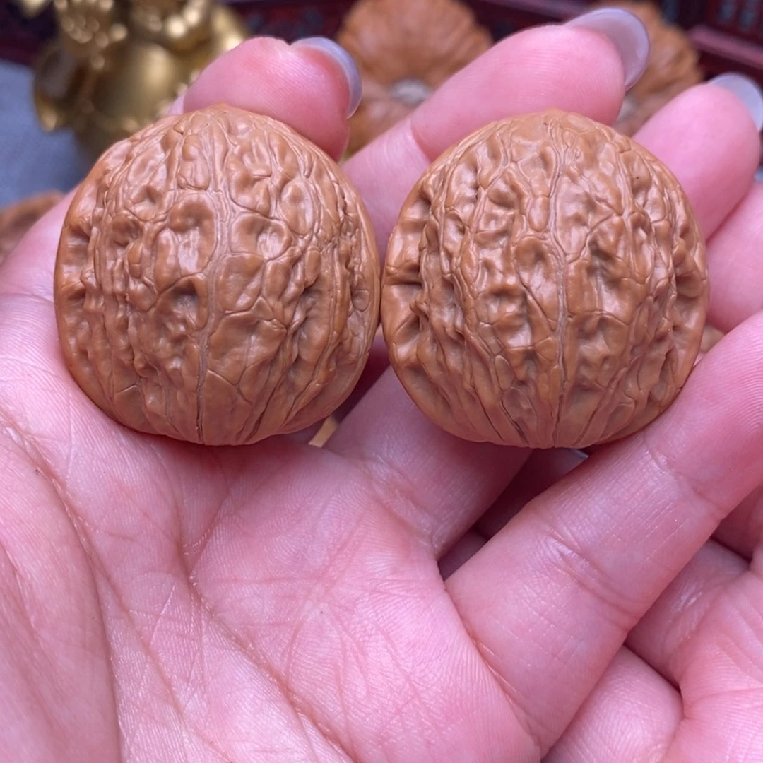 文玩核桃把件精品铁锤35
