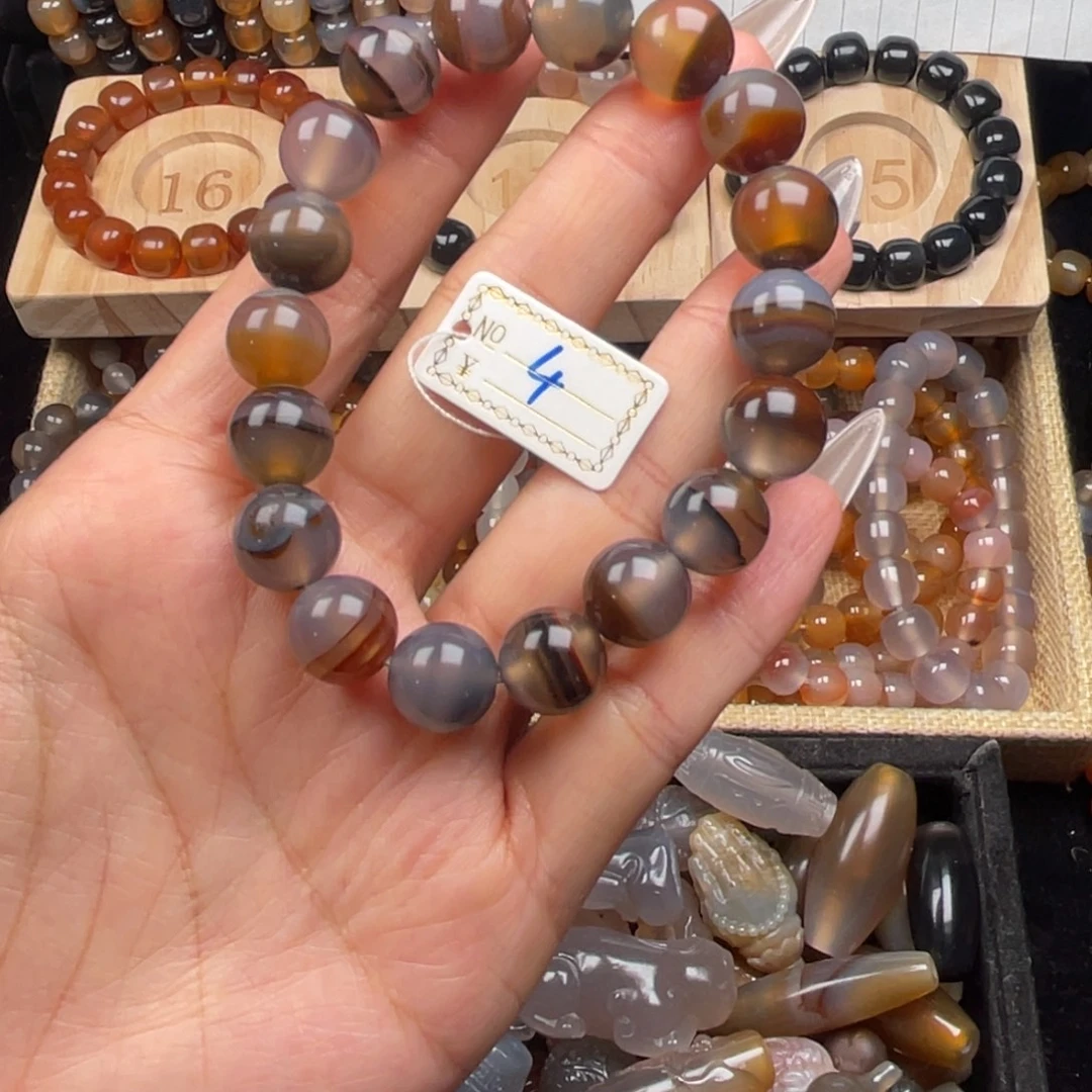 玛瑙/玉髓未镶嵌手链