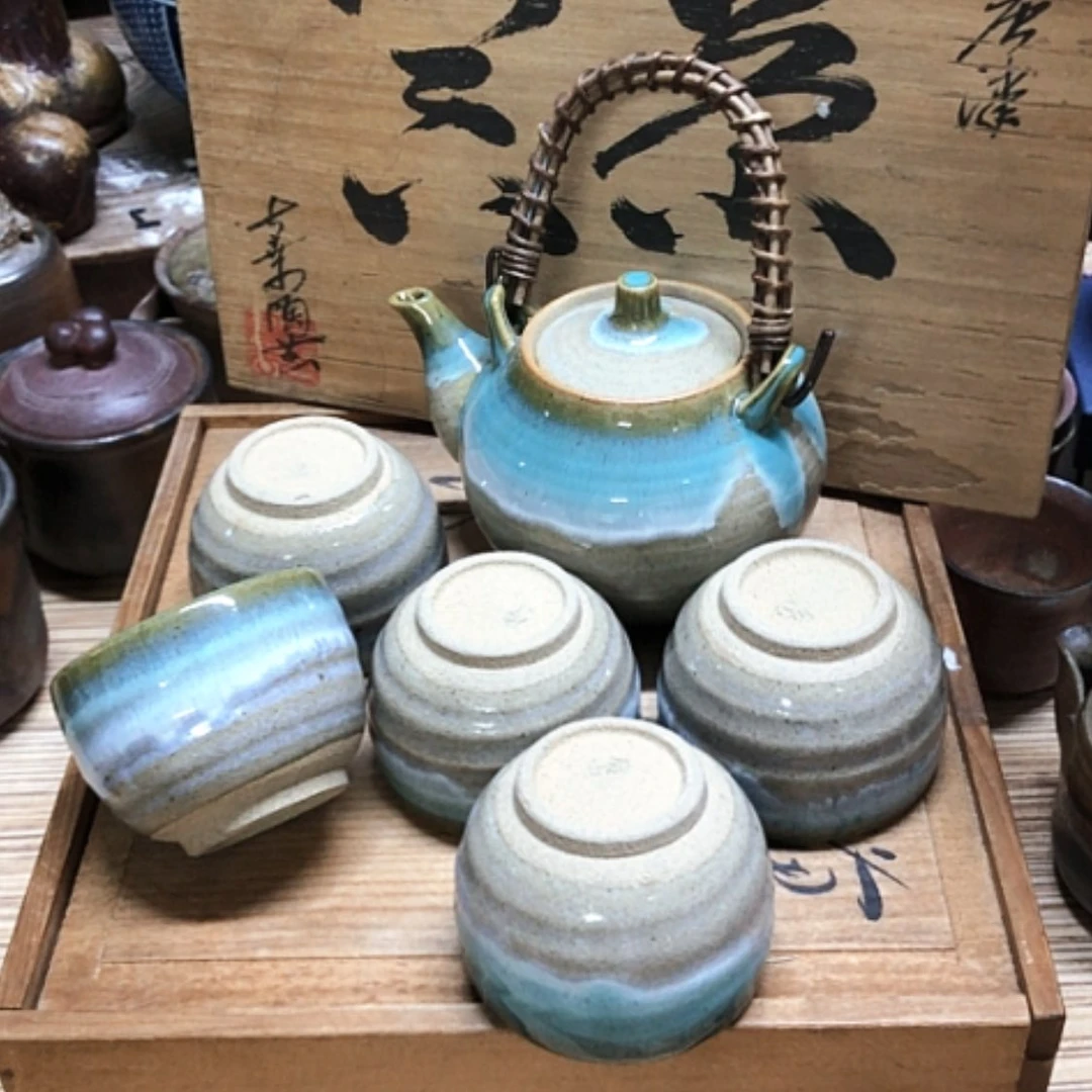 【闪购商品】碗上野烧茶具套装