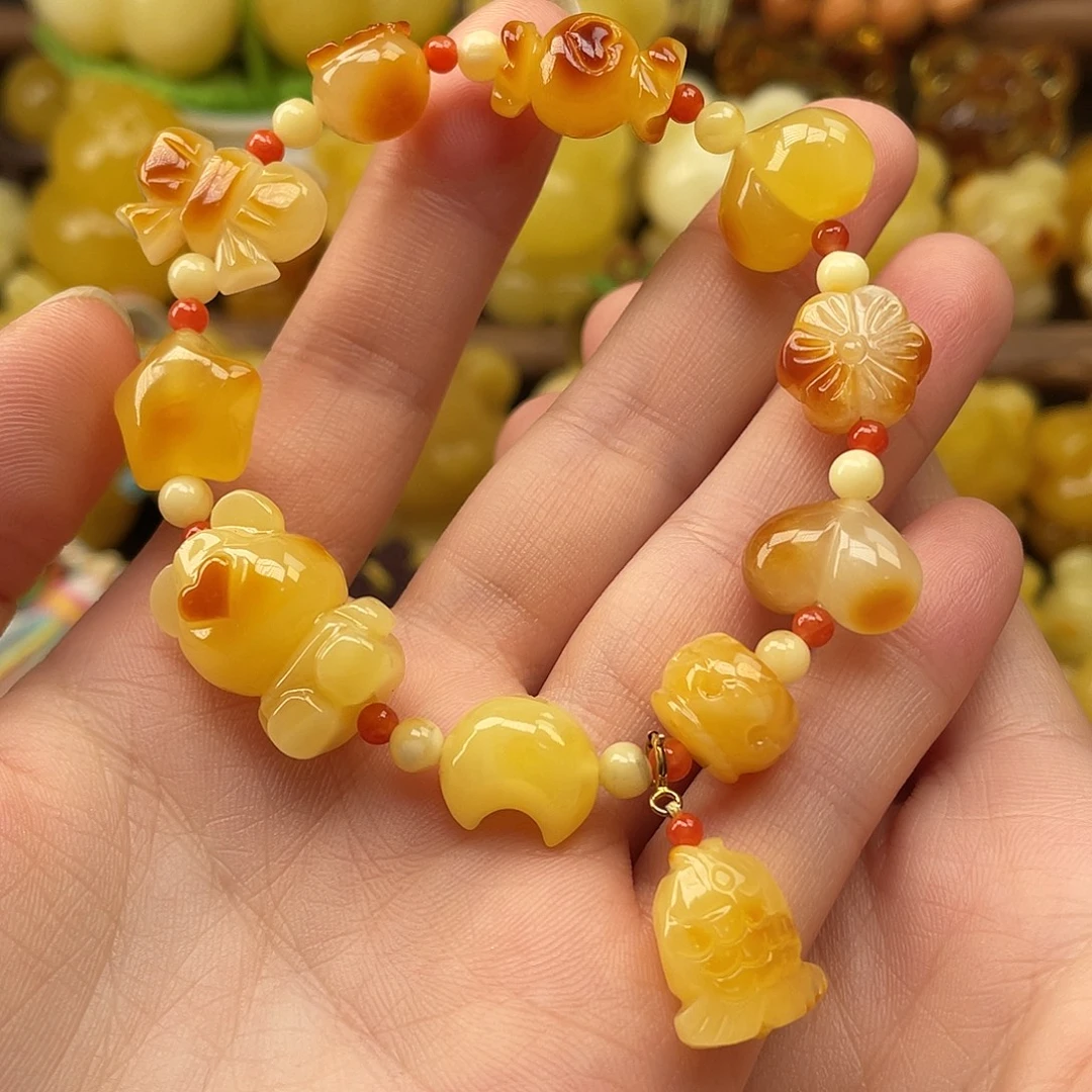 琥珀未镶嵌珠宝奇石