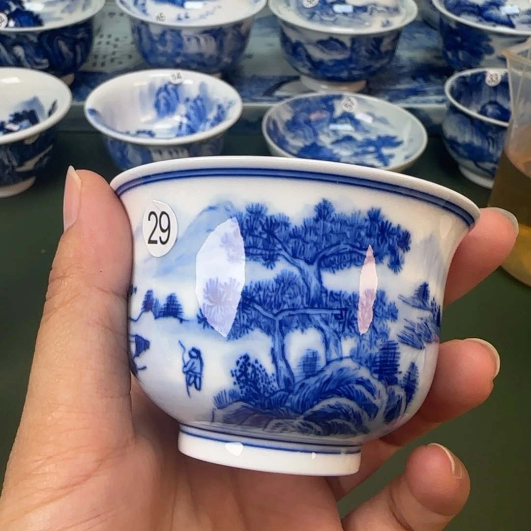 木木景德镇纯手工纯手绘茶具29
