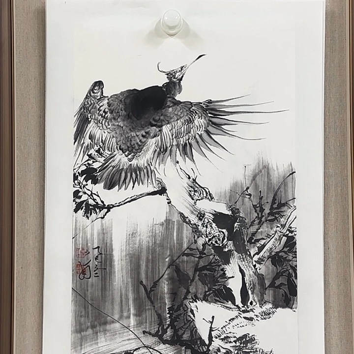 紫***莲国画秦老师作品欣赏